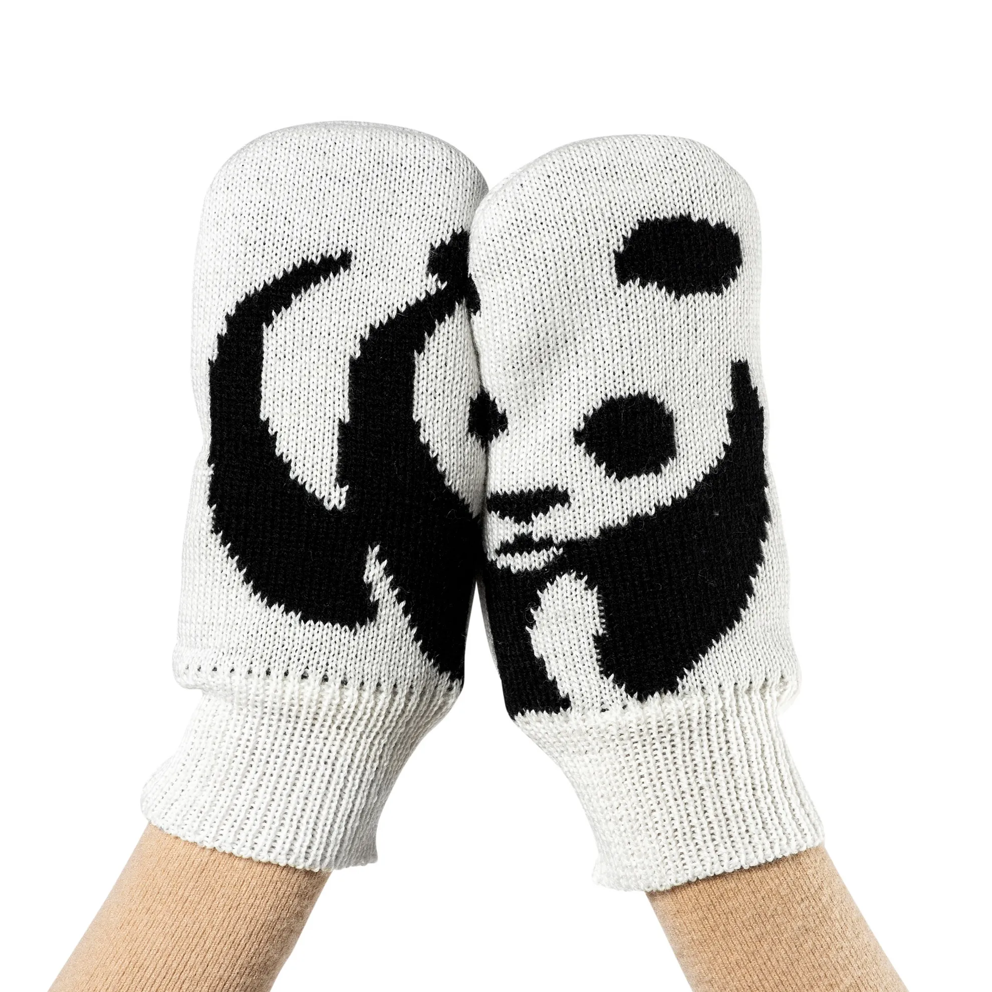 Panda mittens