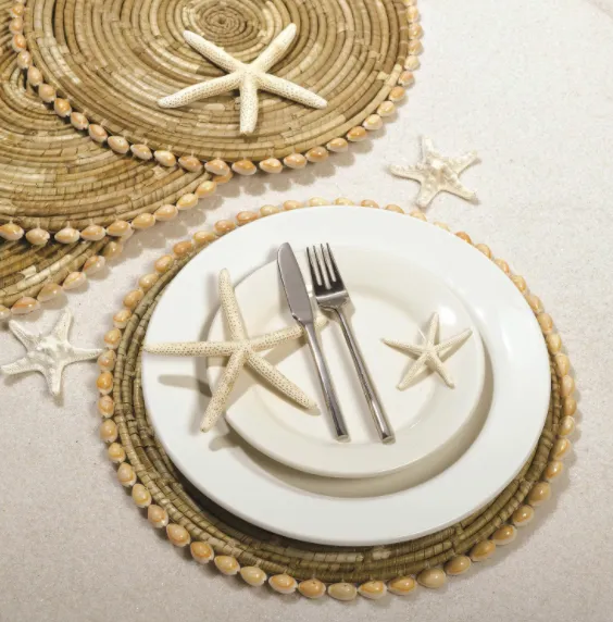 Pandan & Seashells Placemats (set of 4)