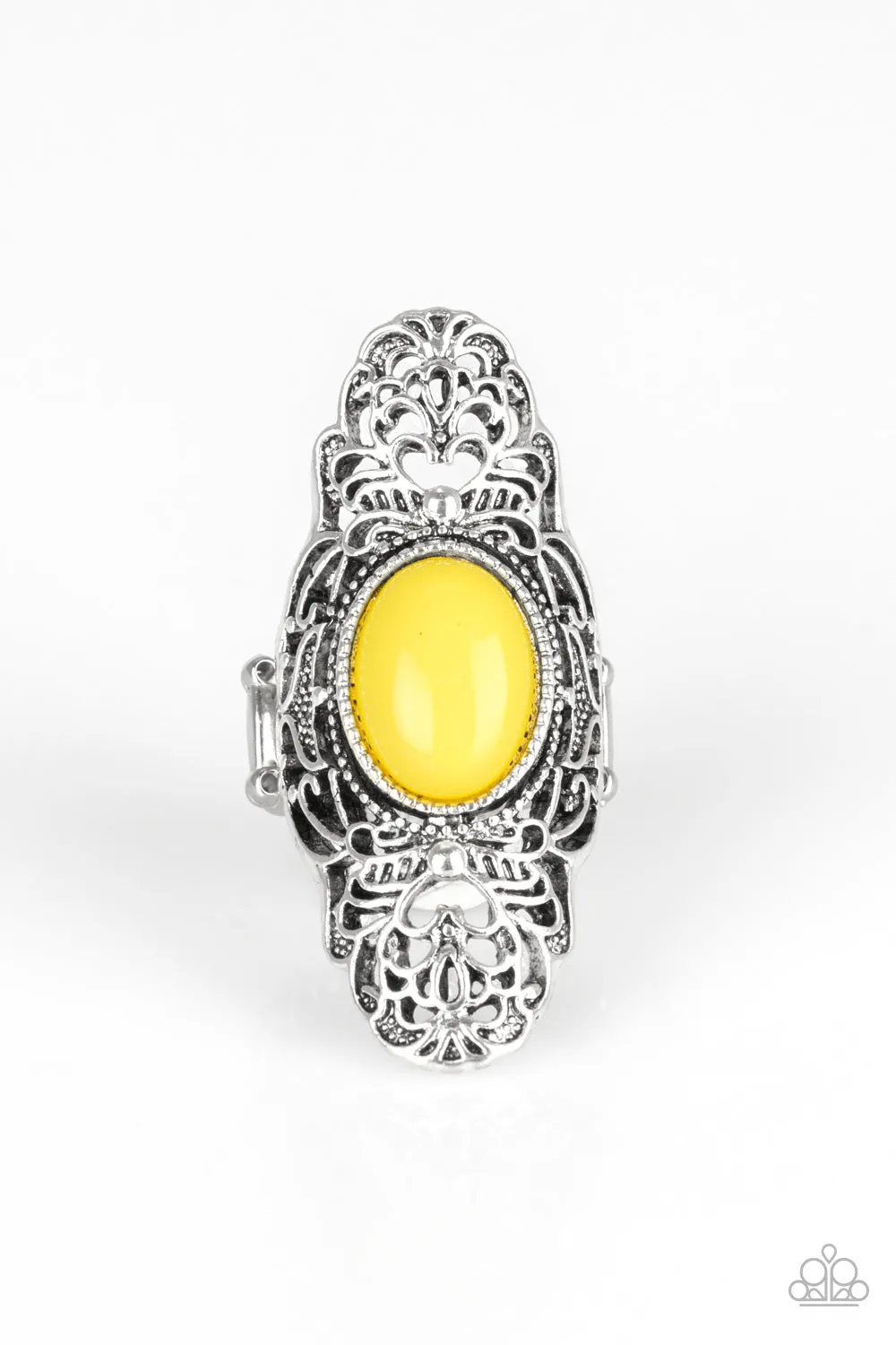 Paparazzi Accessories  - Flair for the Dramatic - Yellow Ring