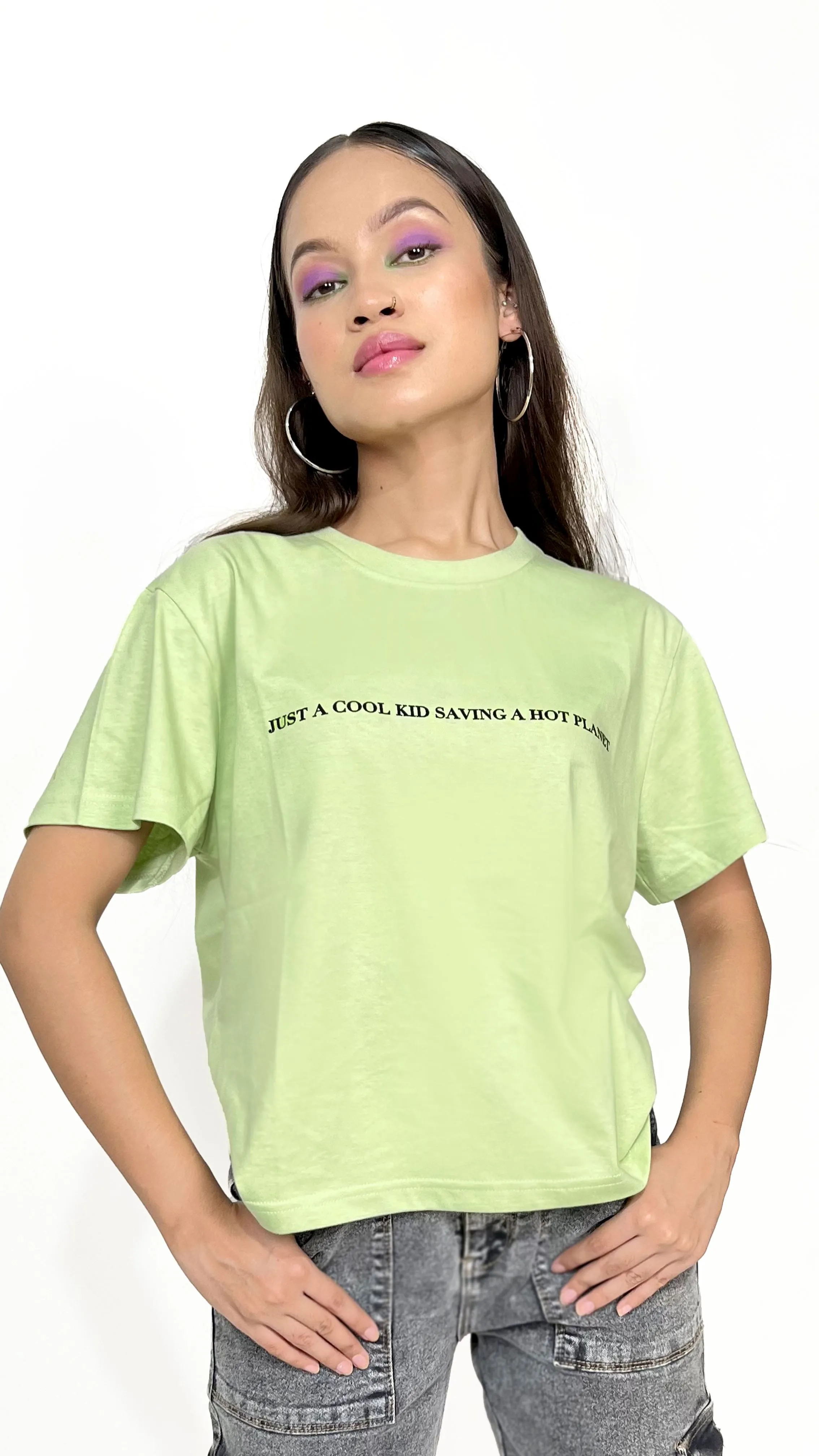 Pastel Green Graphic T-shirt