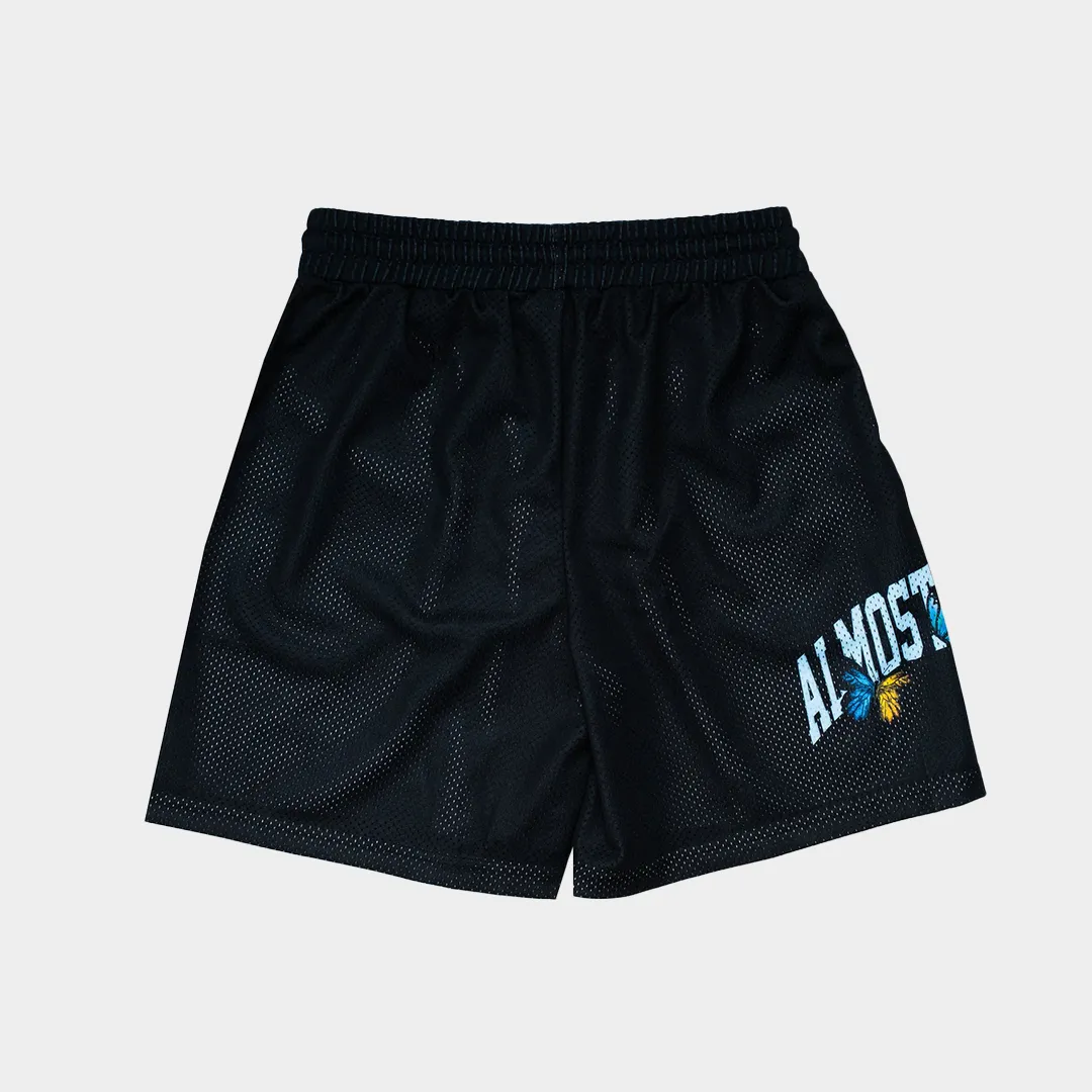 PEACOCK SHORTS BLACK