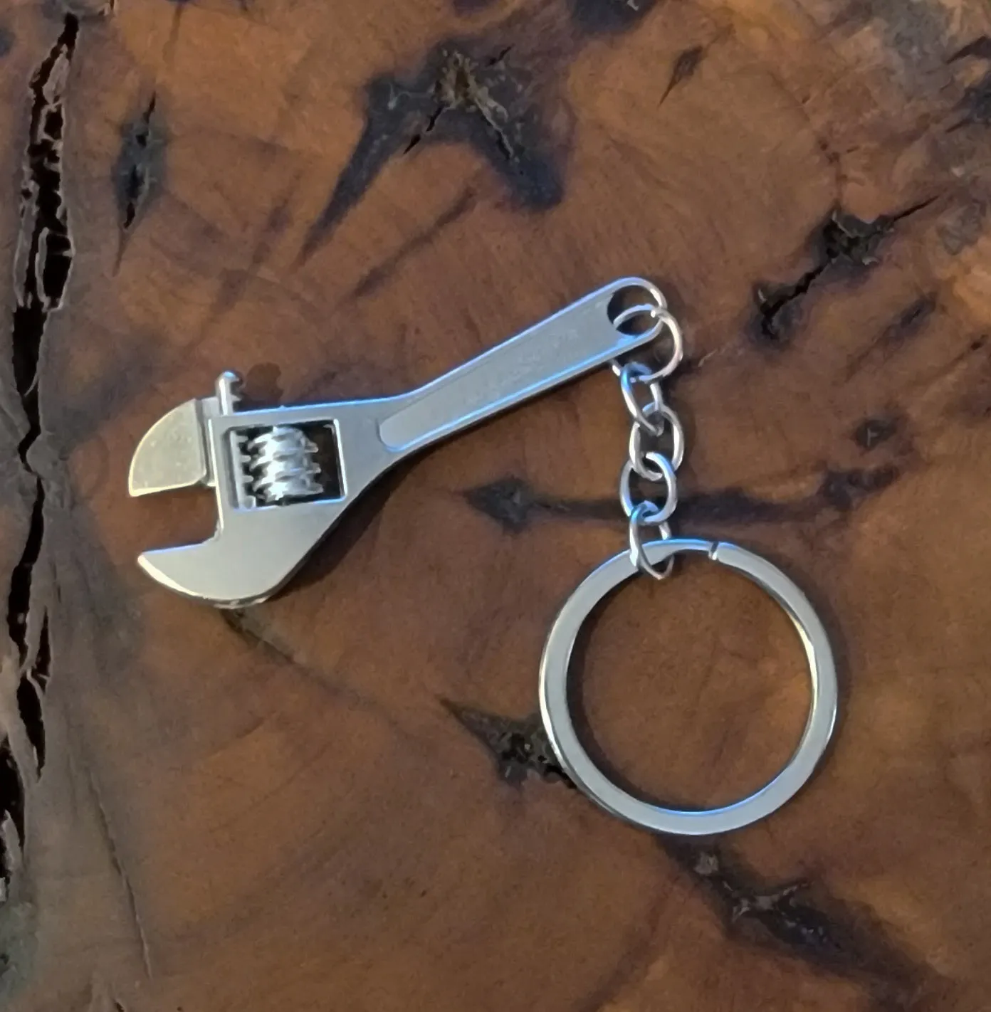 Personalized Wrench, Hammer, or Crescent Wrench Keychain - Engraved Keychain