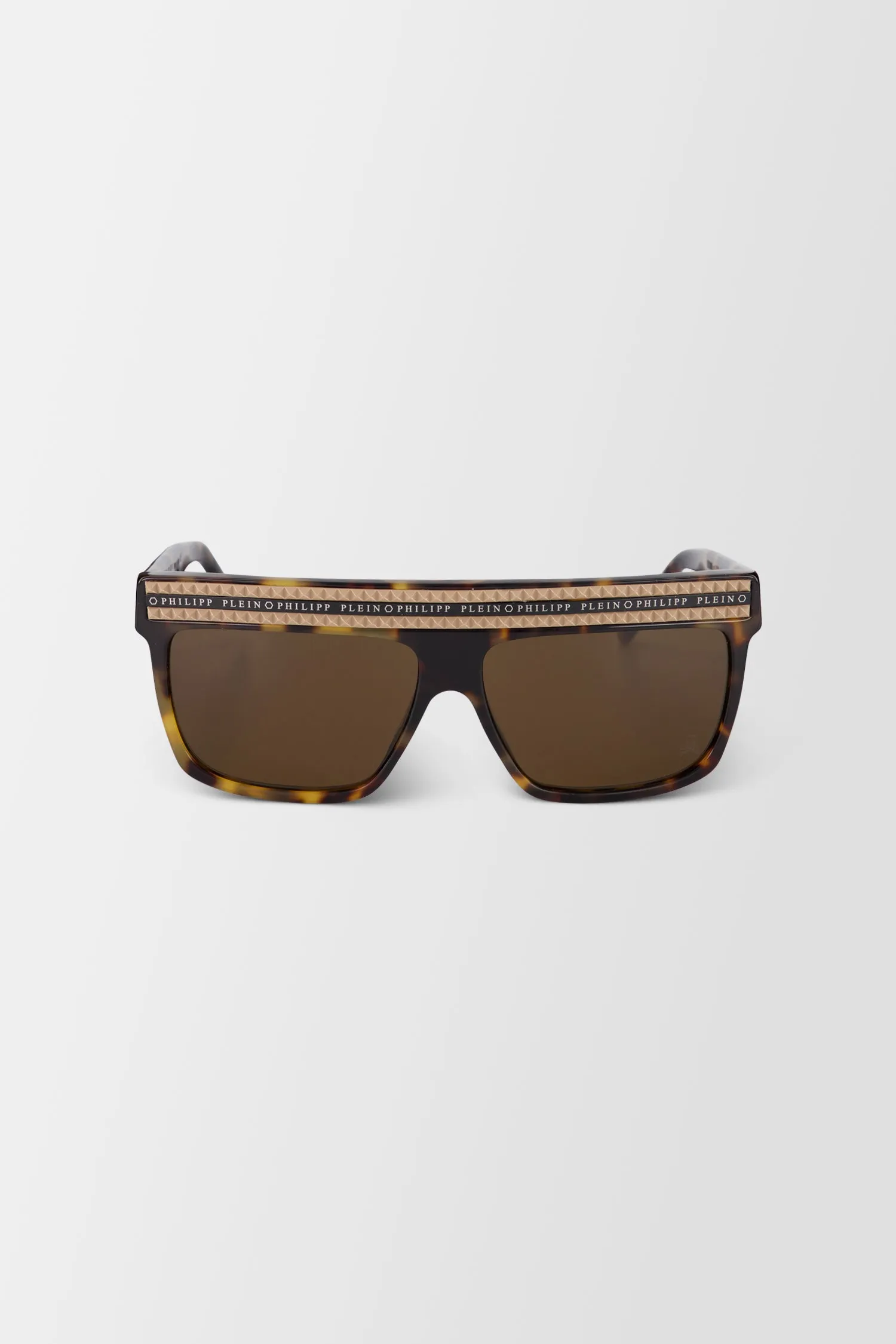 Philipp Plein Beige/Marrone Sunglasses