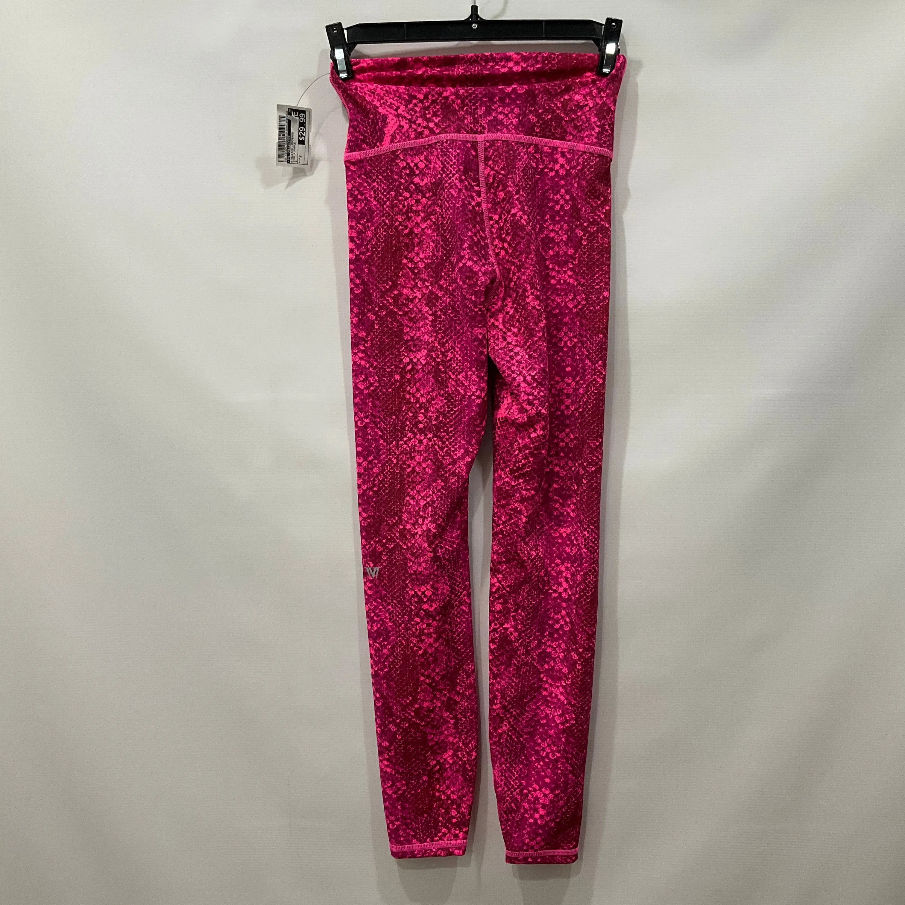 Pink & Purple Athletic Leggings Ivl Collective, Size 2