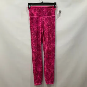 Pink & Purple Athletic Leggings Ivl Collective, Size 2