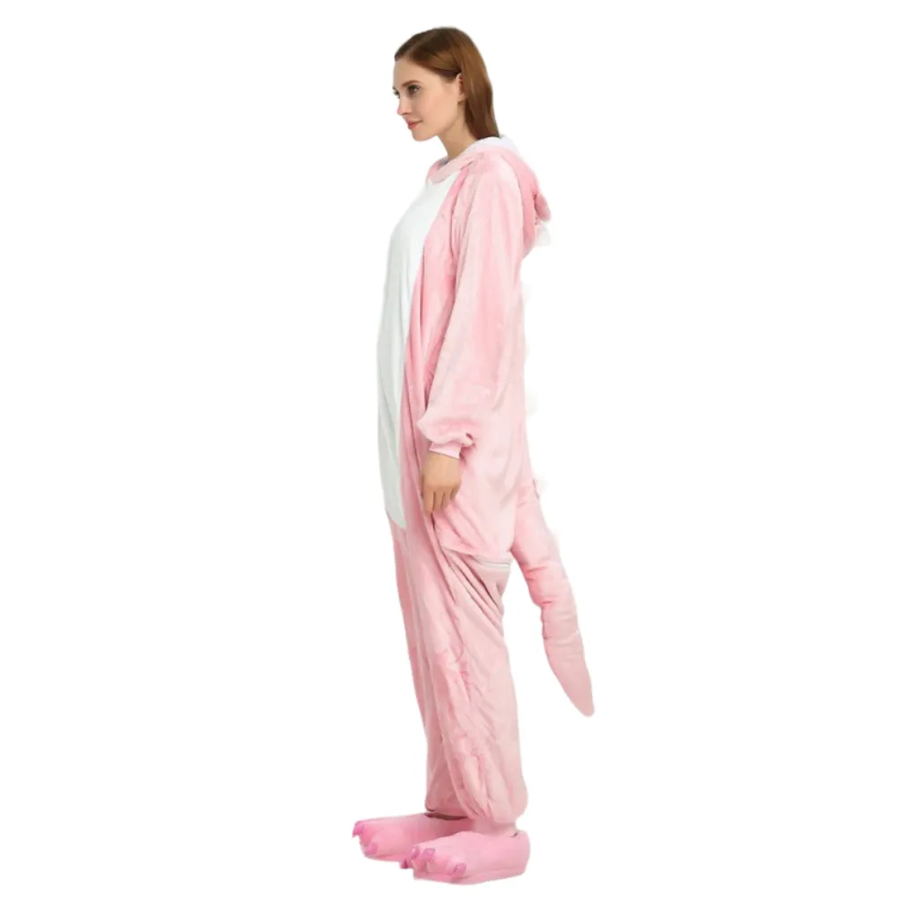 Pink Dinosaur Adult Onesie