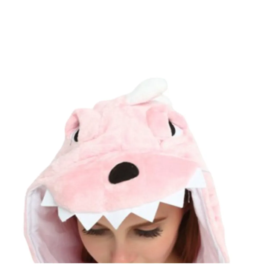 Pink Dinosaur Adult Onesie