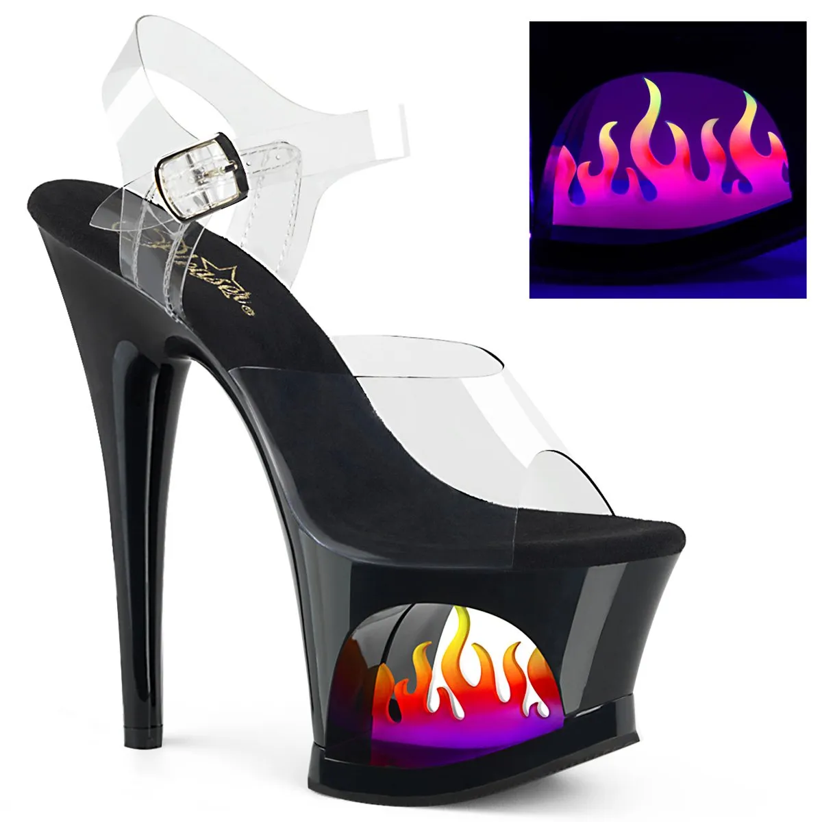 Pleaser Moon-708FLM Sandals