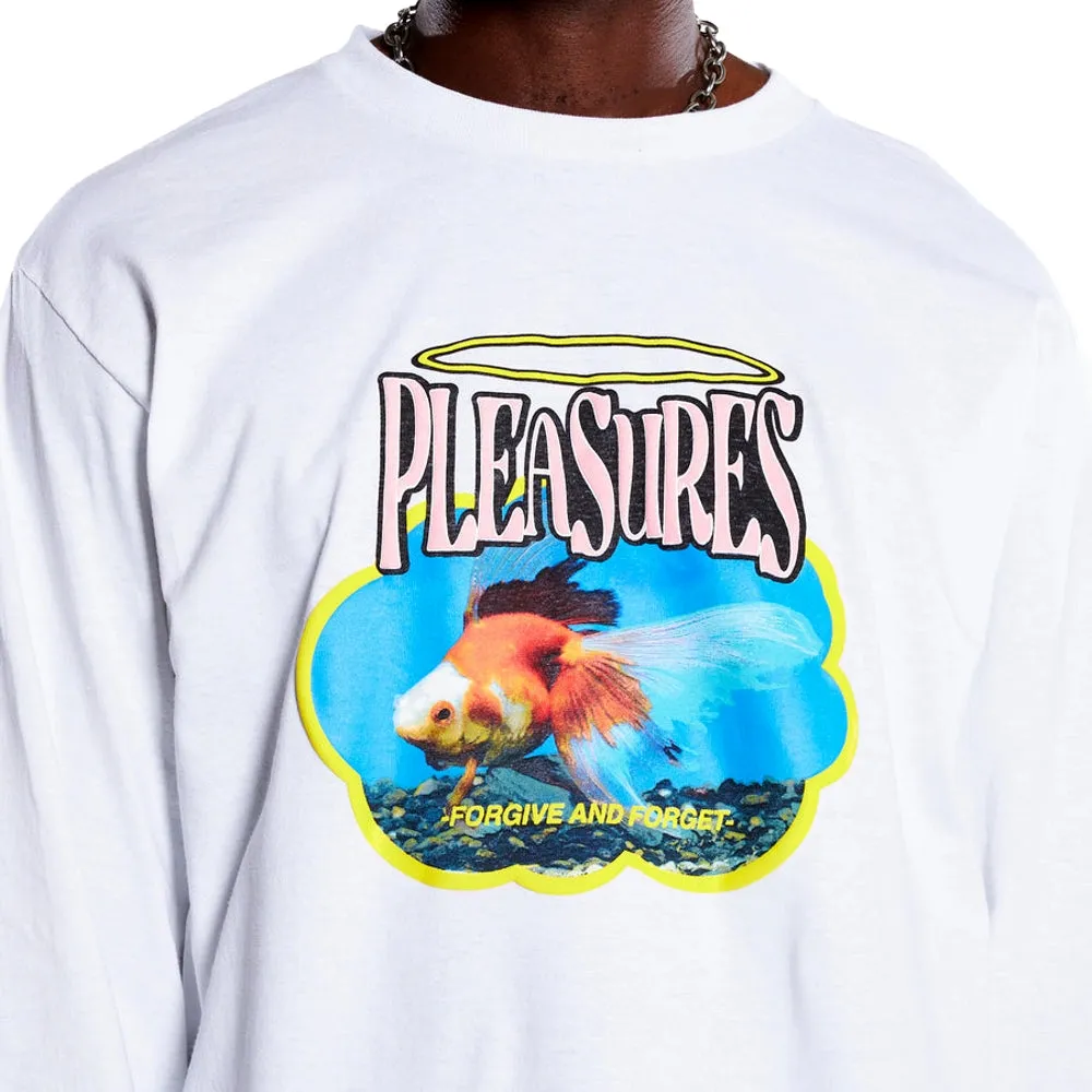 PLEASURES BOWL LONG SLEEVE-WHITE