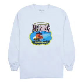 PLEASURES BOWL LONG SLEEVE-WHITE