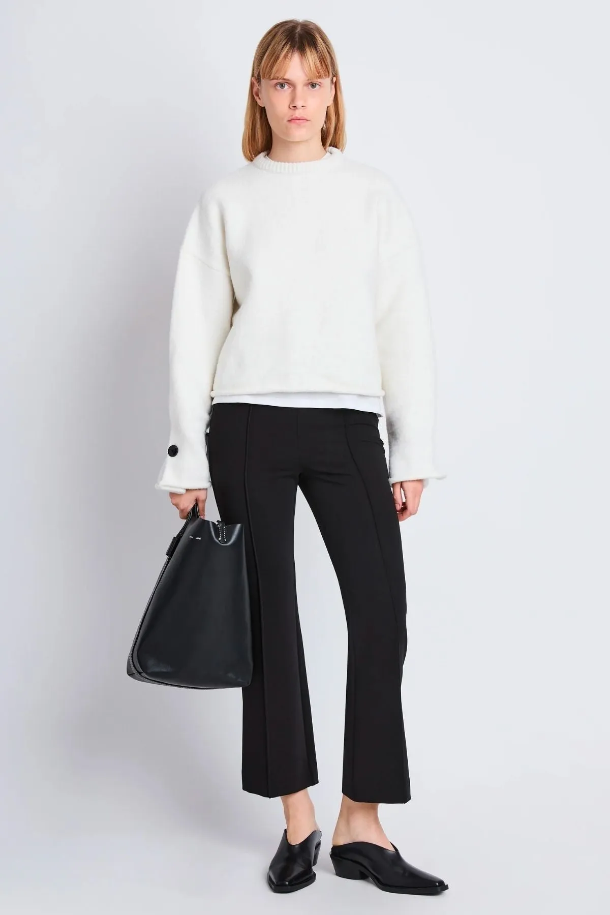 Proenza Schouler White Label Marta Pant - Black