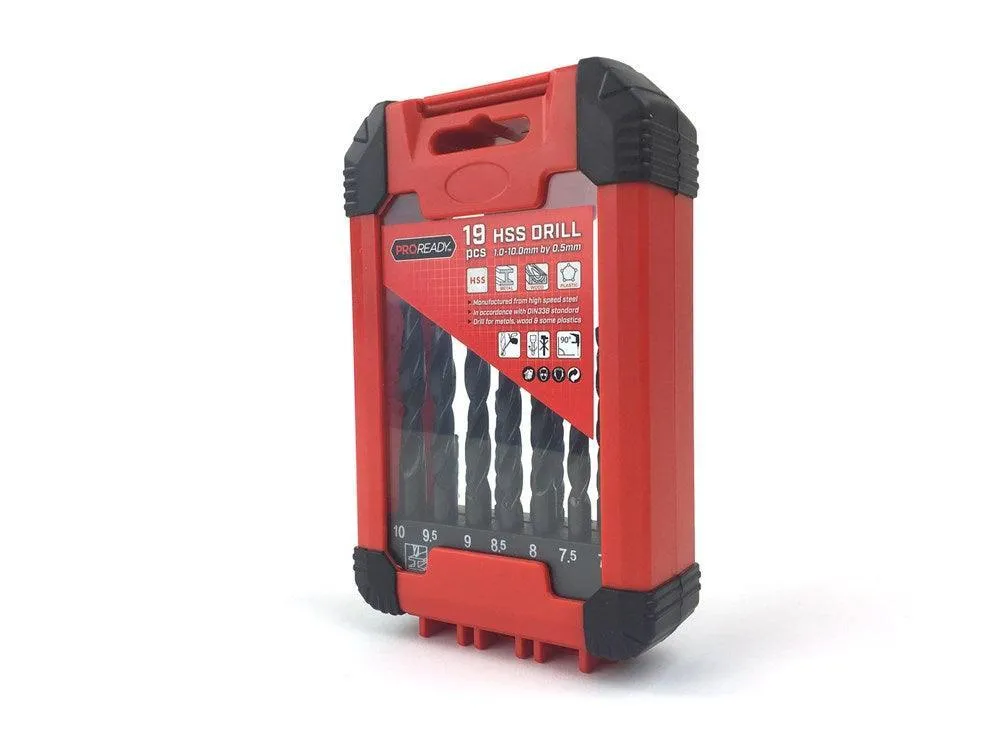 PROREADY 19 pcs Drill Set HSS