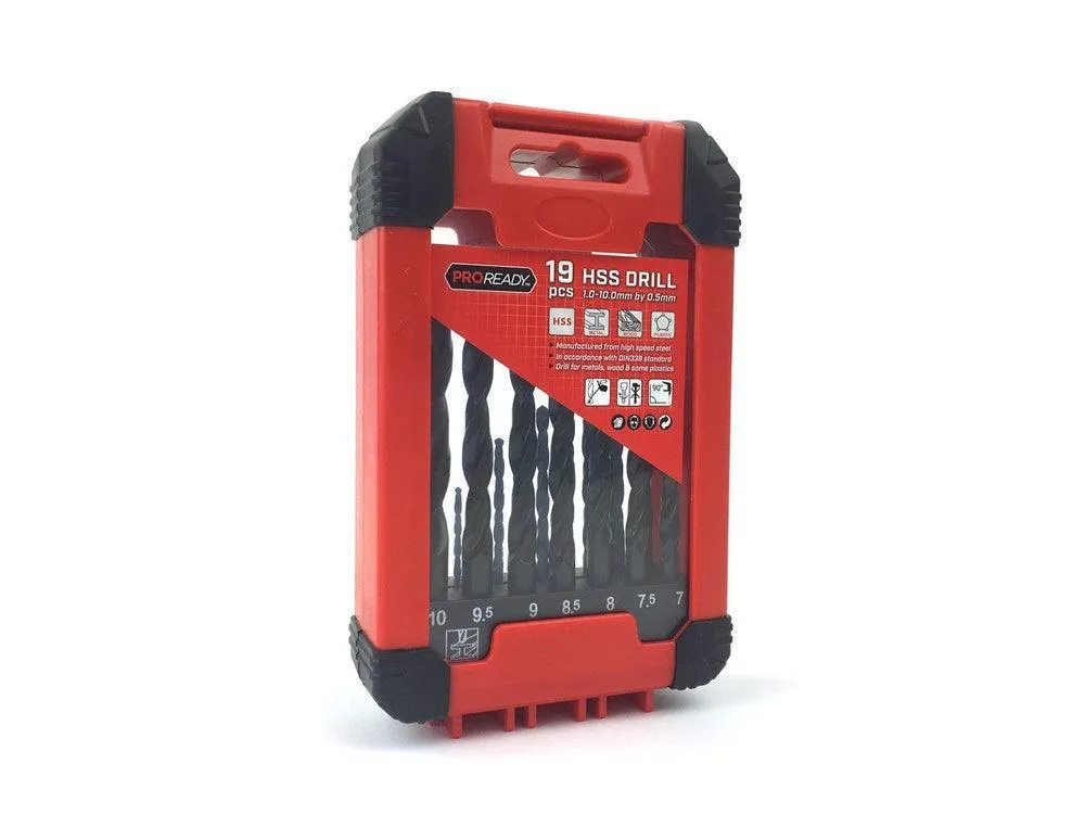 PROREADY 19 pcs Drill Set HSS