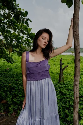 Purple Lilac Midi Dress