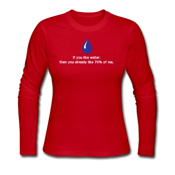 "If You Like Water" - Women's Long Sleeve T-Shirt