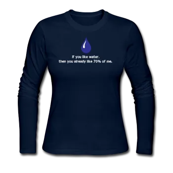 "If You Like Water" - Women's Long Sleeve T-Shirt