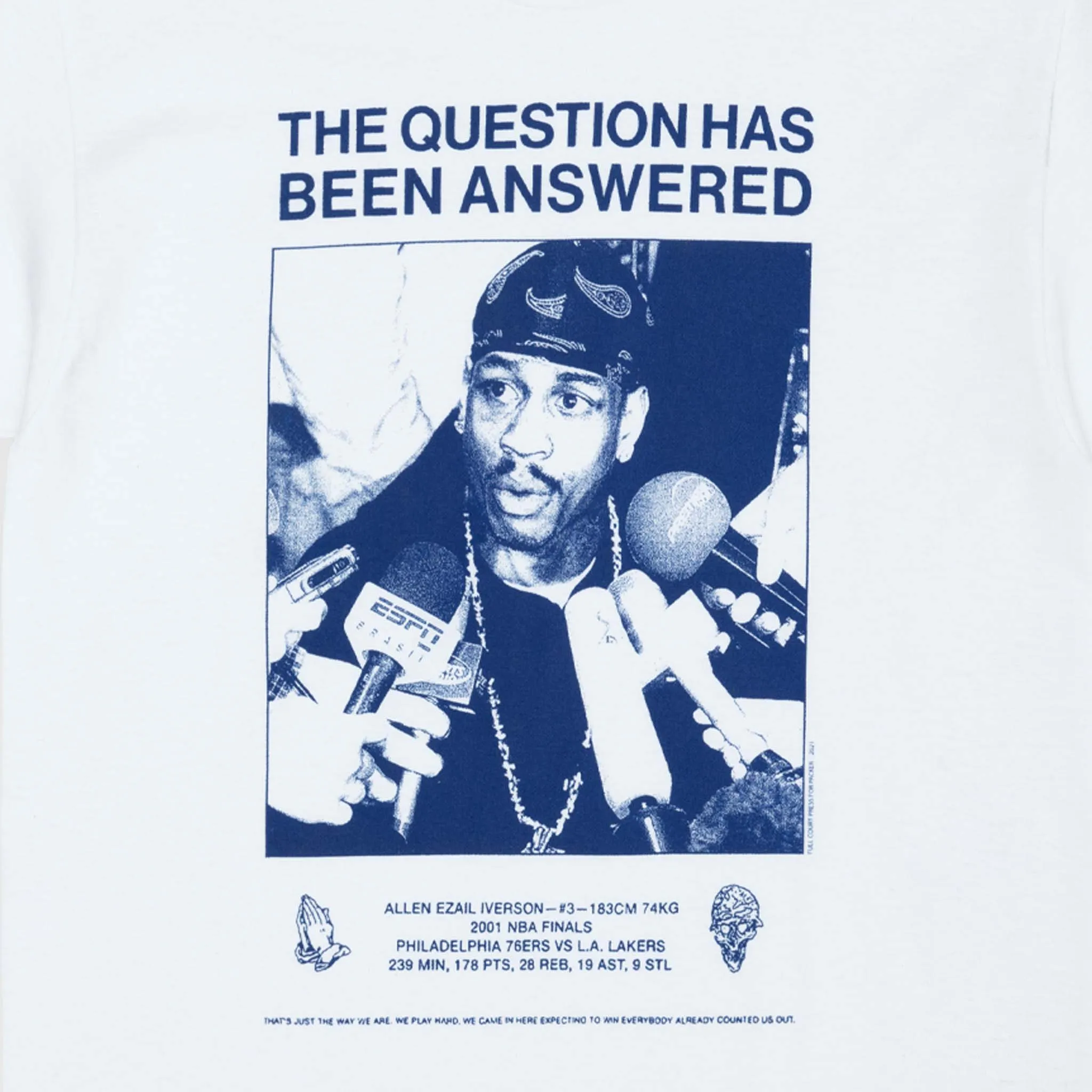 "THE ANSWER" S/S T-SHIRT X PACKER