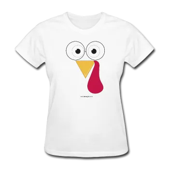 "The Geeky Turkey" - Women's T-Shirt