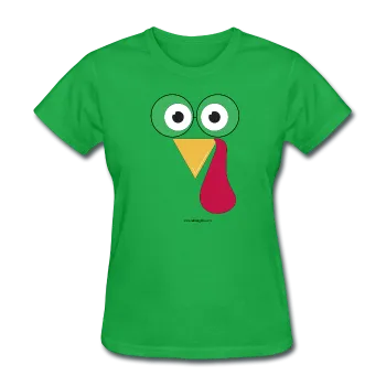 "The Geeky Turkey" - Women's T-Shirt