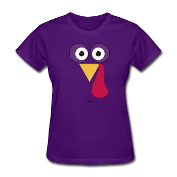 "The Geeky Turkey" - Women's T-Shirt