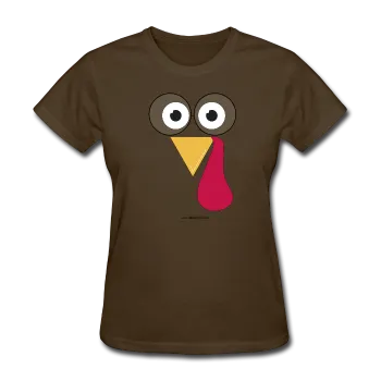 "The Geeky Turkey" - Women's T-Shirt