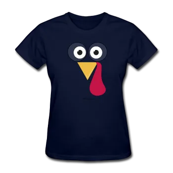 "The Geeky Turkey" - Women's T-Shirt