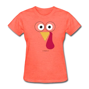 "The Geeky Turkey" - Women's T-Shirt