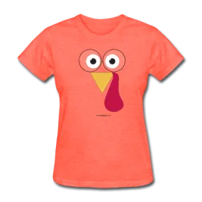 "The Geeky Turkey" - Women's T-Shirt