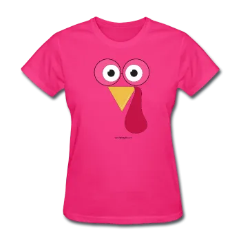 "The Geeky Turkey" - Women's T-Shirt