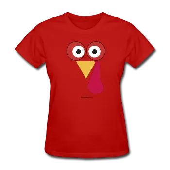 "The Geeky Turkey" - Women's T-Shirt