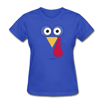 "The Geeky Turkey" - Women's T-Shirt