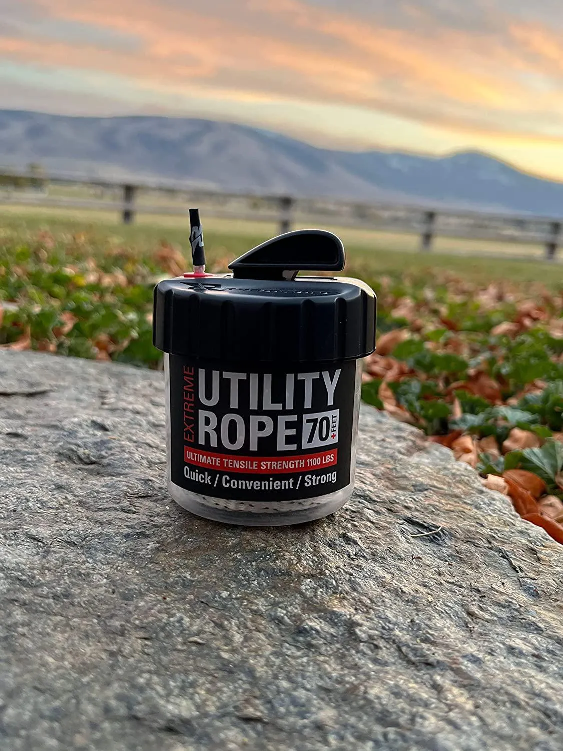 Rapid Rope Mini Canisters | Rope In a Can | 70 Feet | 1100 lb Test | USA Made!