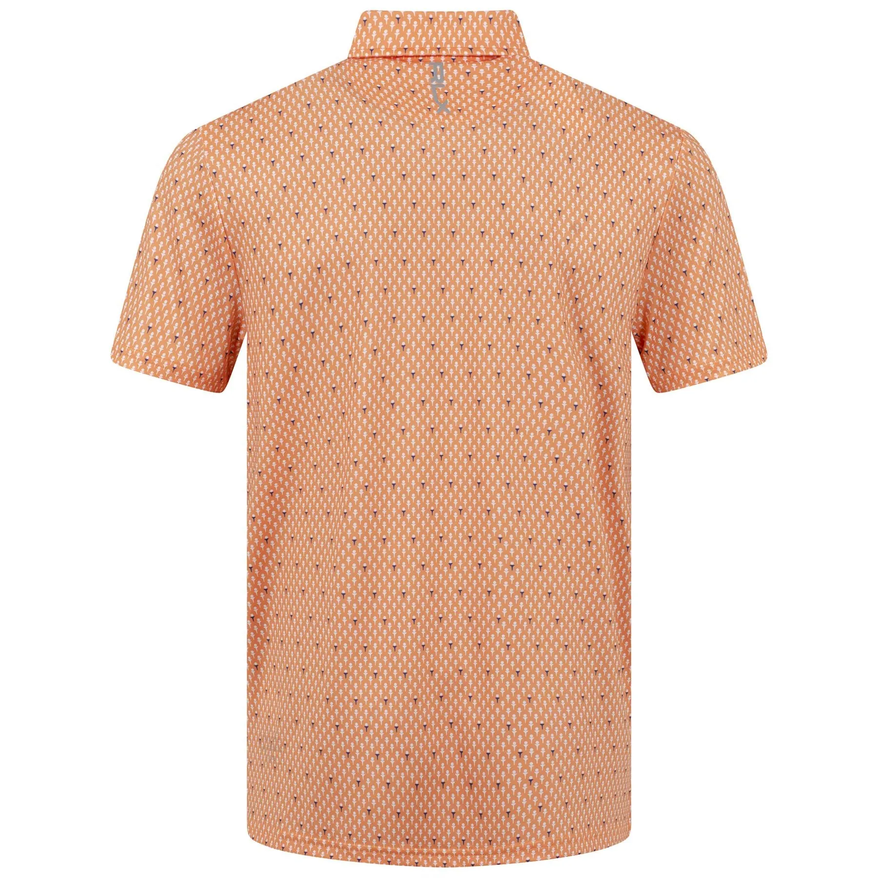 RLX Printed Lightweight Airflow Polo Ball and Tee Classic Peach - SS23