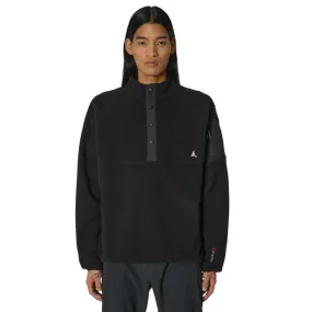 ROA Polartec Fleece Button Up Black