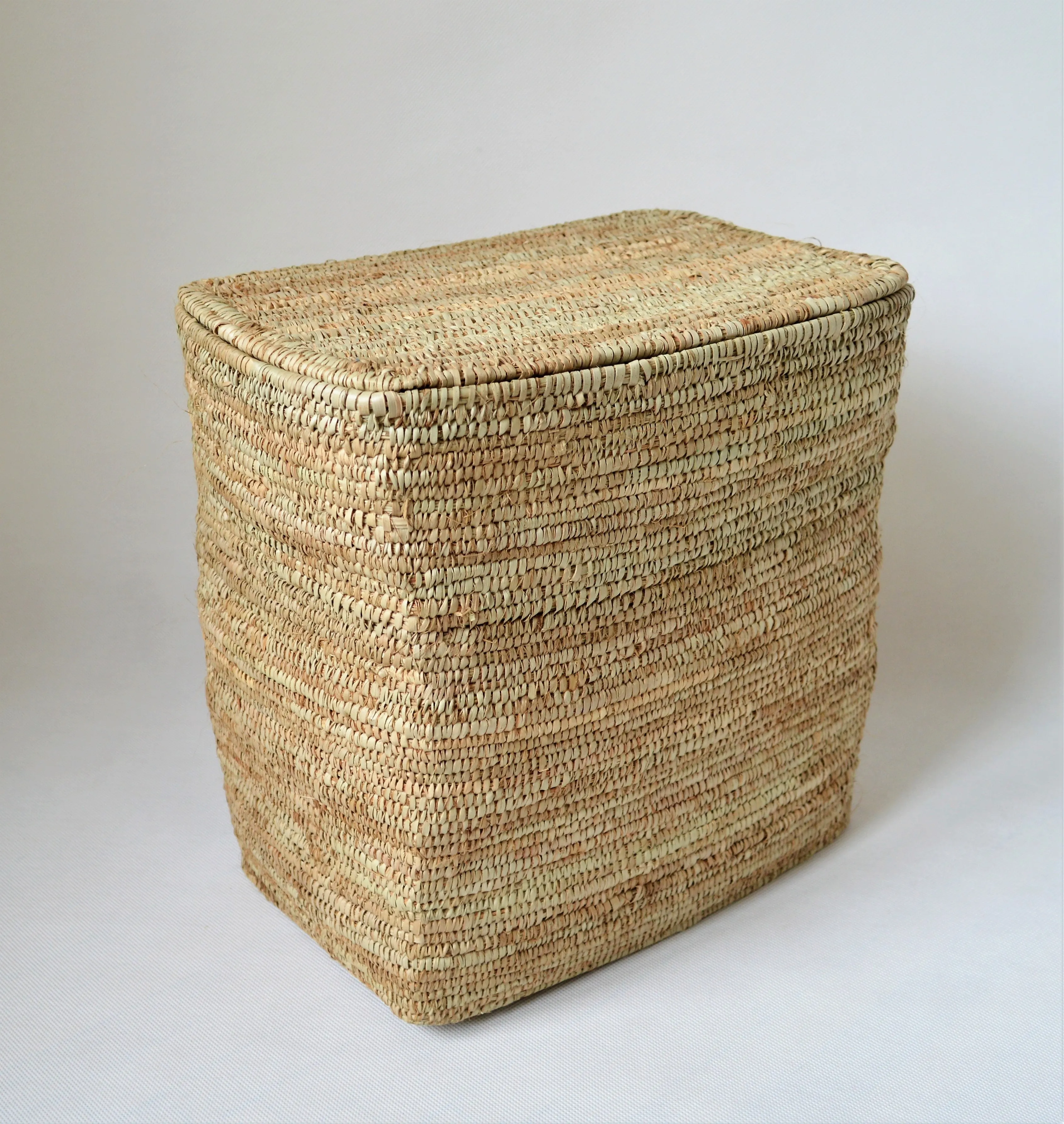 Rustic Hand woven basket, Rectangle African basket, Supreme box