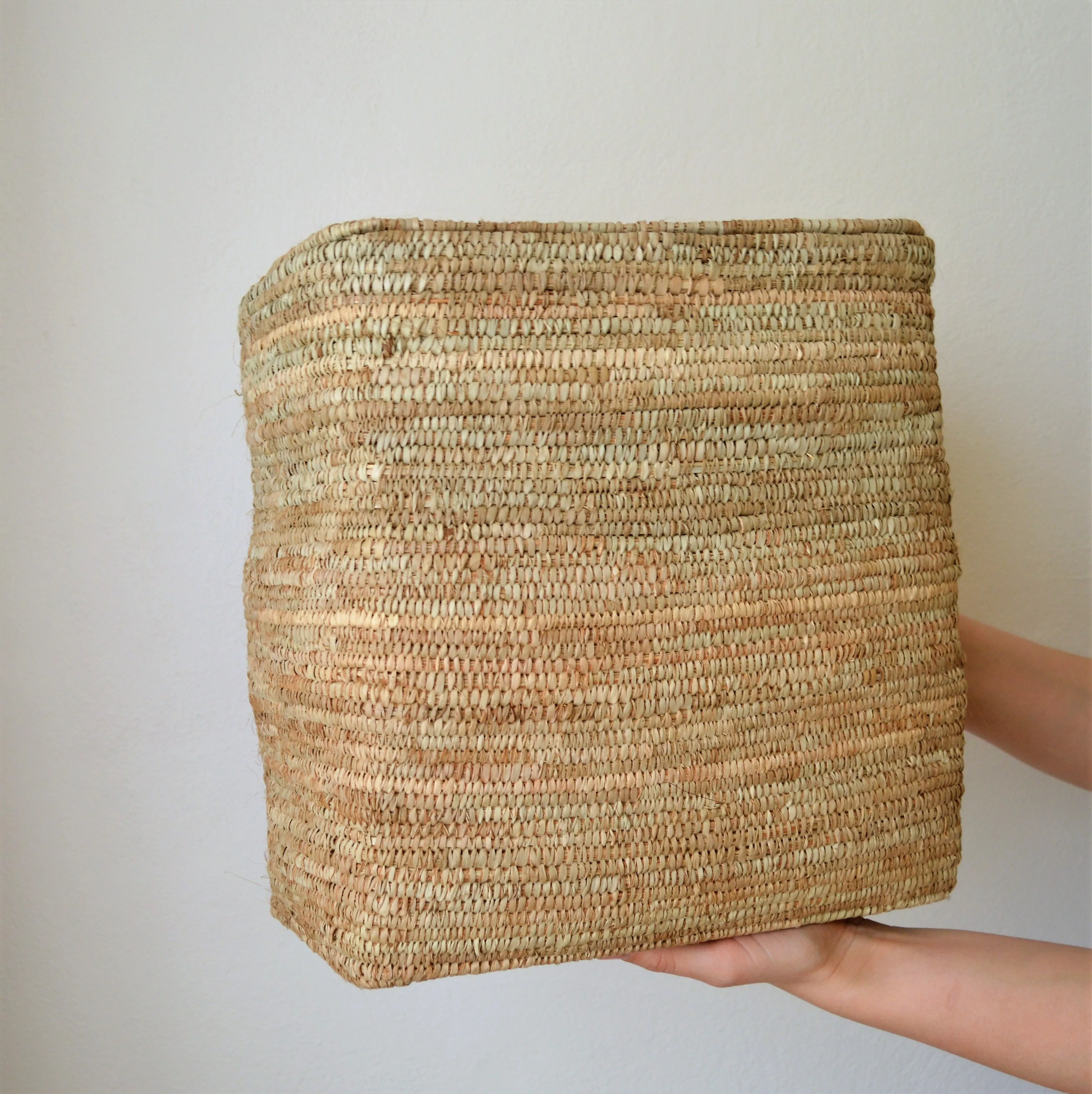 Rustic Hand woven basket, Rectangle African basket, Supreme box