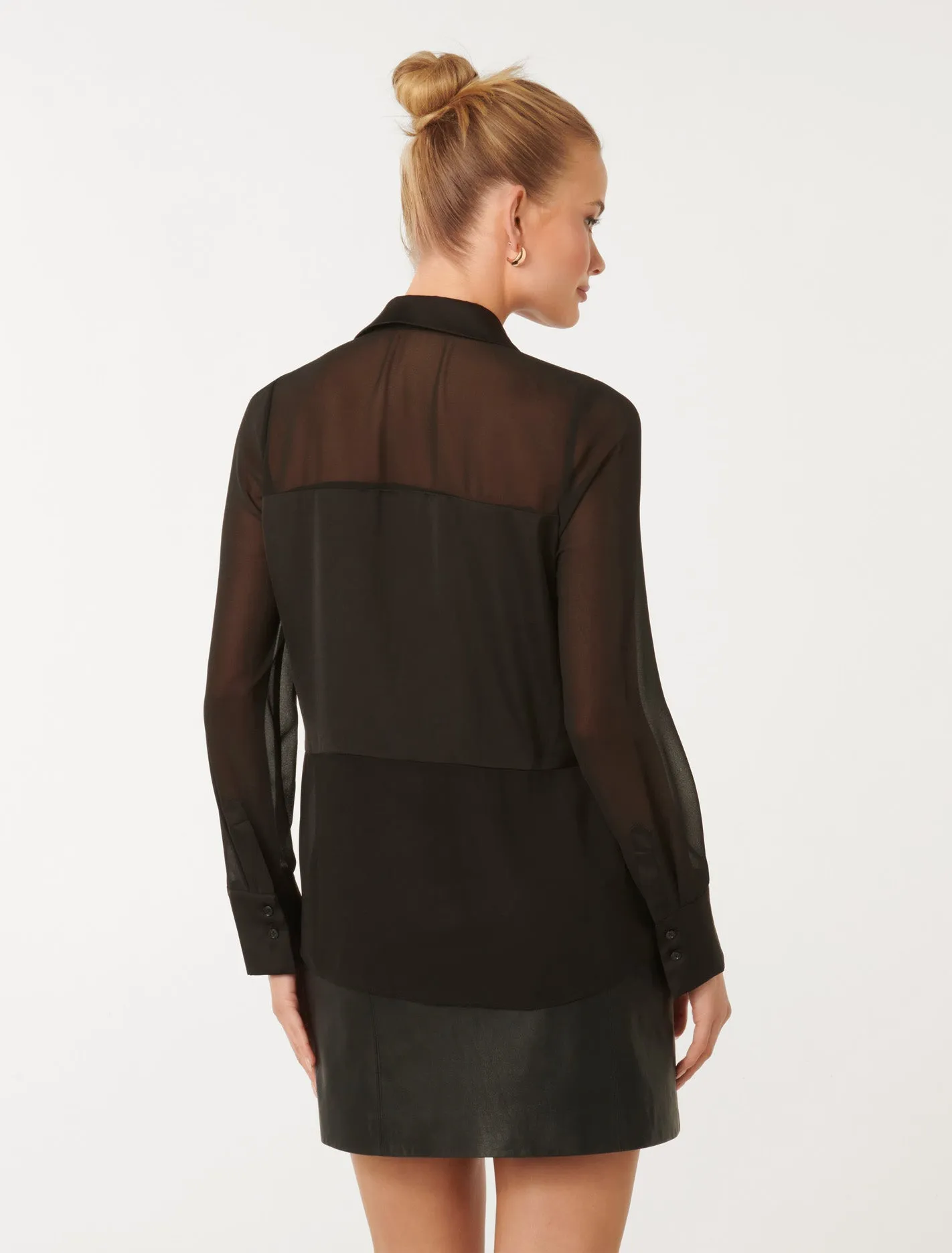 Scout Sheer Panelled Shirt