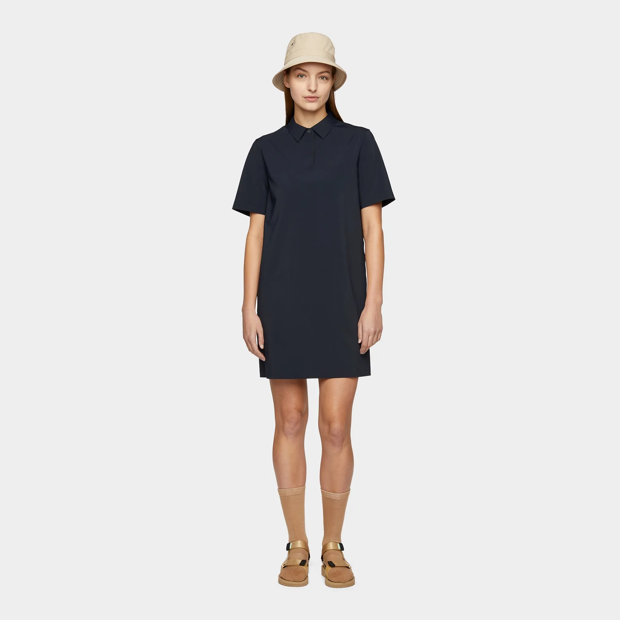 Scuba Polo Dress