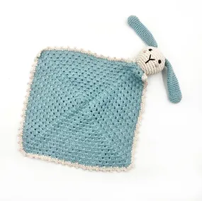 Sleepy bunny duck egg blue - Pebble