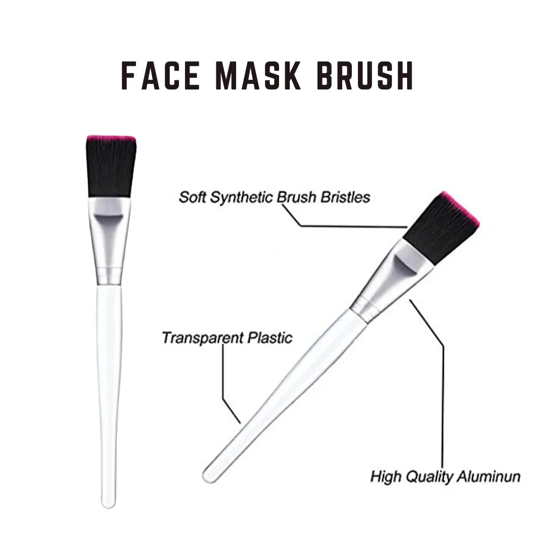 Spa Facial Headband & Mask Brush Set