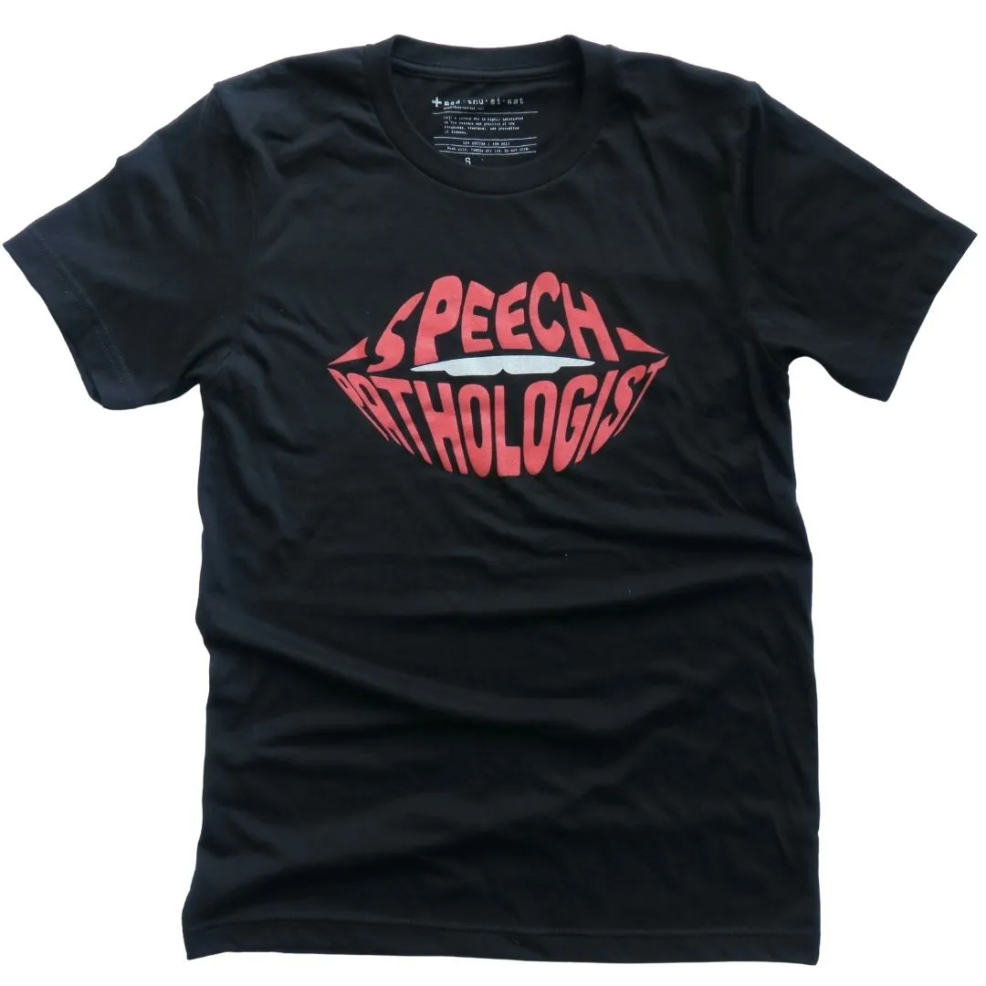 Speech Pathologist Typography Tee - FINAL SALE