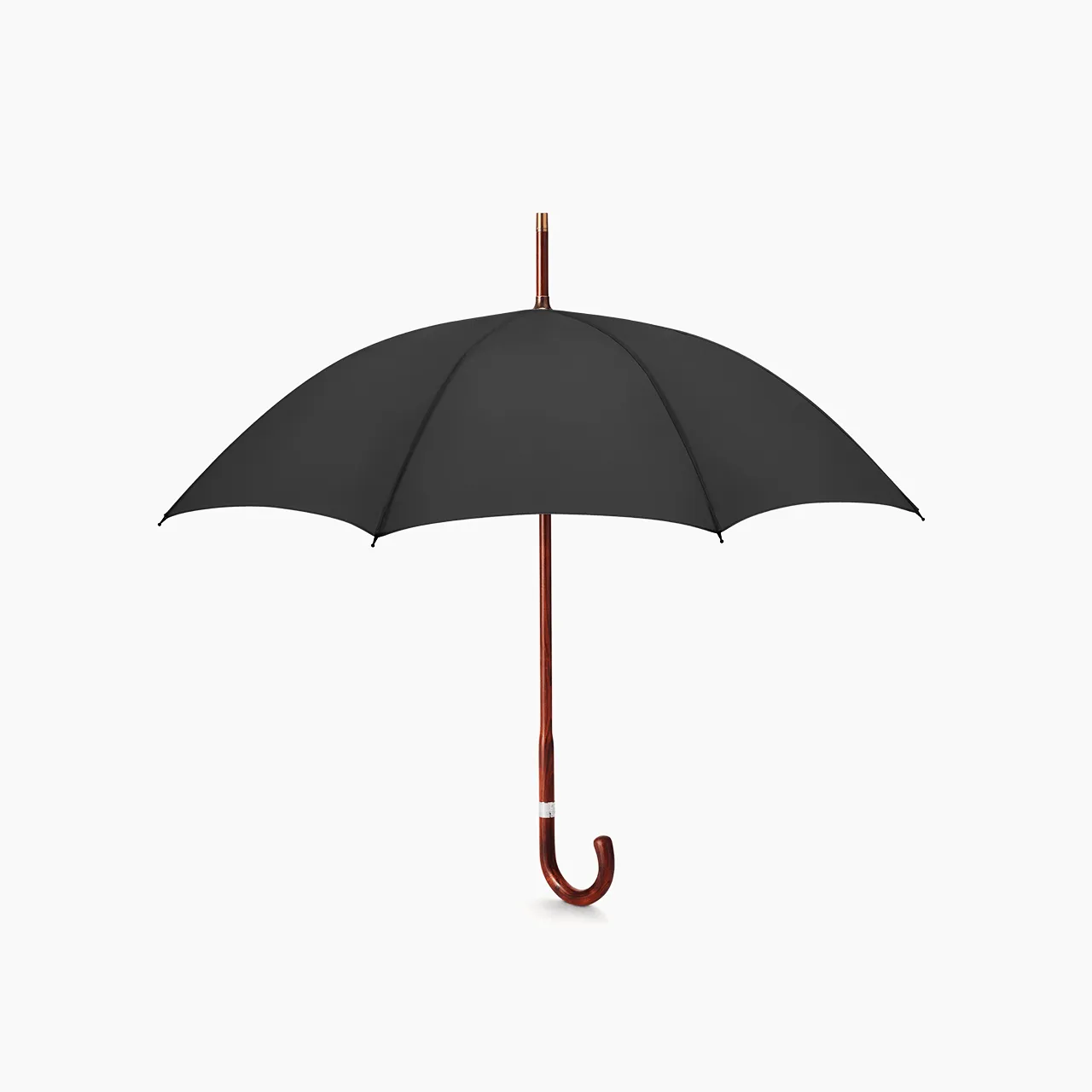 Stripped Cherry Umbrella for Women - Black