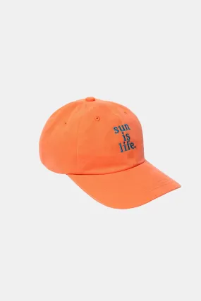 SUN IS LIFE BASEBALL CAP SALMON