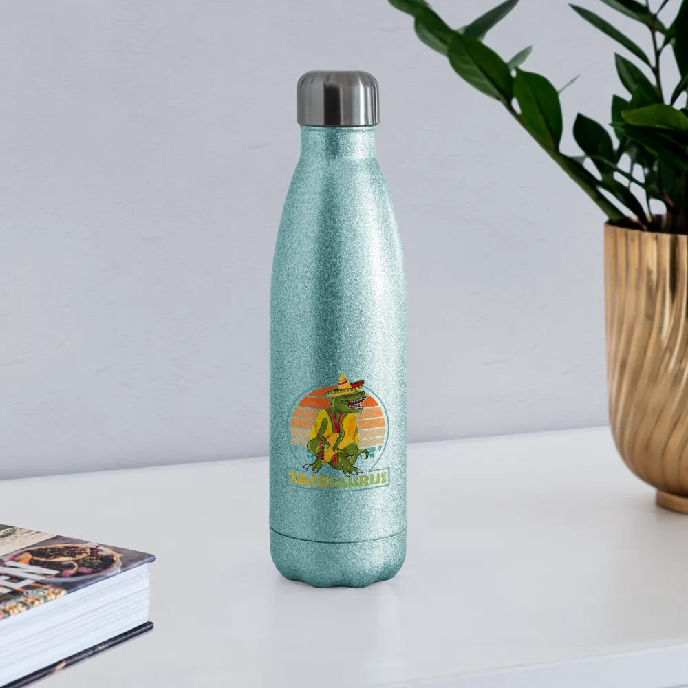 Tacosaurus T-Rex: Insulated Stainless Steel Water Bottle for Dino Taco Lover