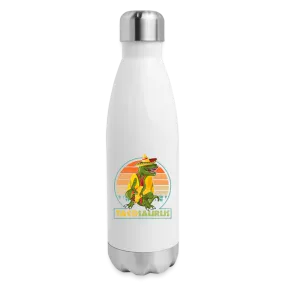 Tacosaurus T-Rex: Insulated Stainless Steel Water Bottle for Dino Taco Lover