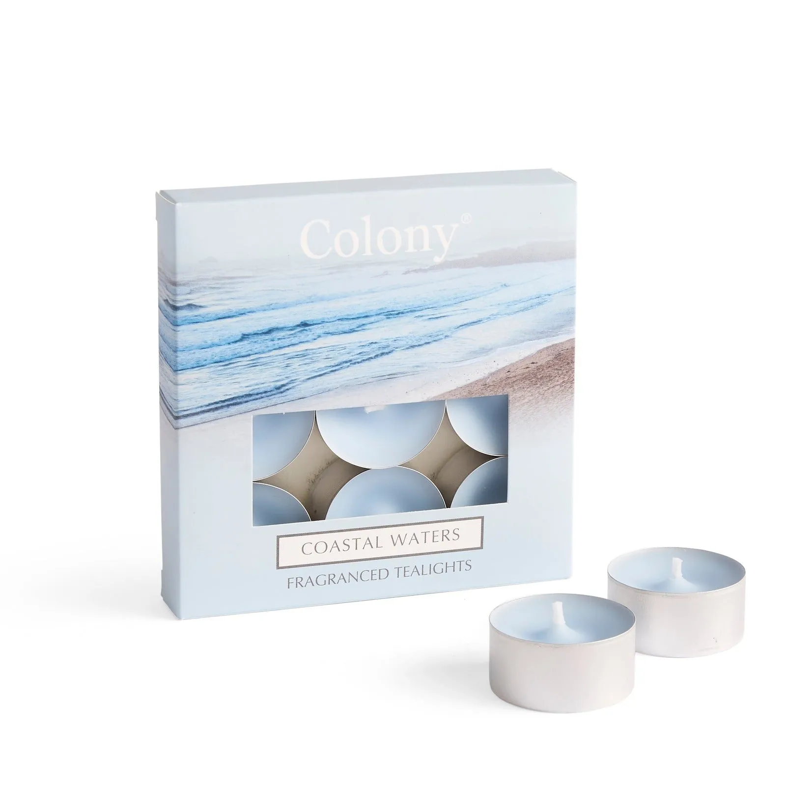 Tealights Coastal Waters 9 Pack