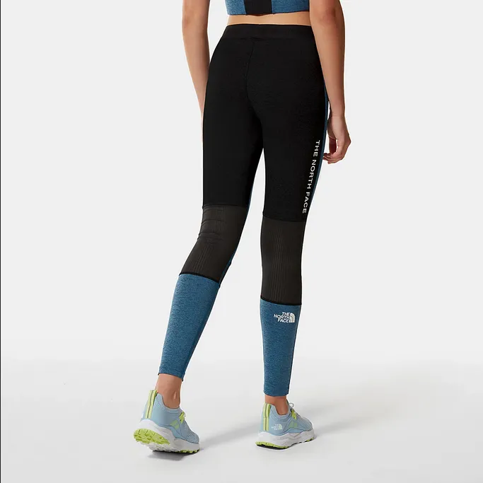 The North Face Women's Mountain Athletics Legging NF0A5IF75W8 banff blue black heather-black