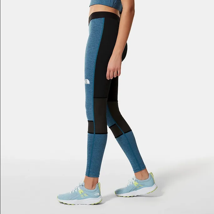 The North Face Women's Mountain Athletics Legging NF0A5IF75W8 banff blue black heather-black