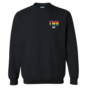 The Walking Dead Pride Repeat Logo Fleece Crewneck Sweatshirt