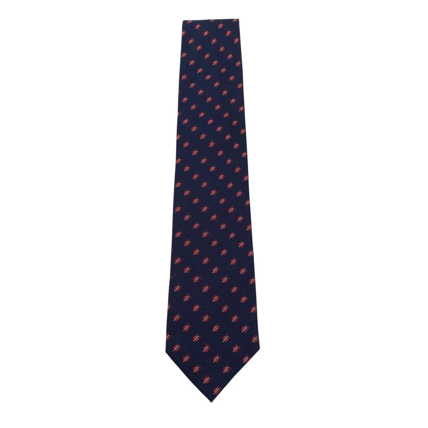 THOMAS PINK Bee Motif Woven Tie - Navy New w/Tags